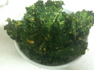 Cheesy Kale Chips